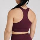 Leone logo Sports Bra -bordeux